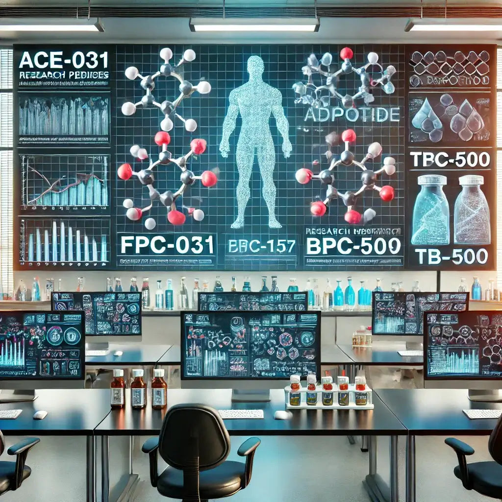 The Ultimate Guide to Research Peptides: ACE-031, FTPP (Adipotide), BPC-157, and TB-500