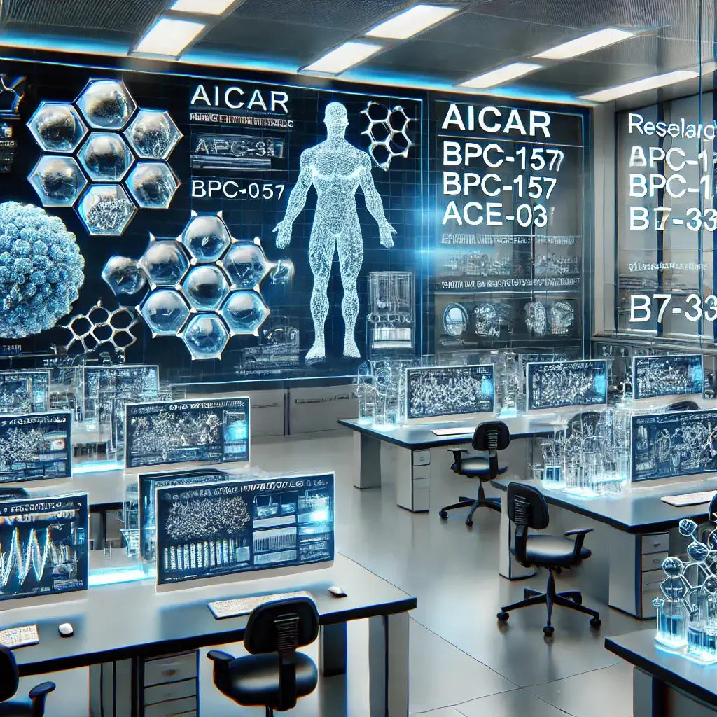 Where to Buy AICAR, BPC-157, ACE-031, and B7-33 Peptides for Research in the UK