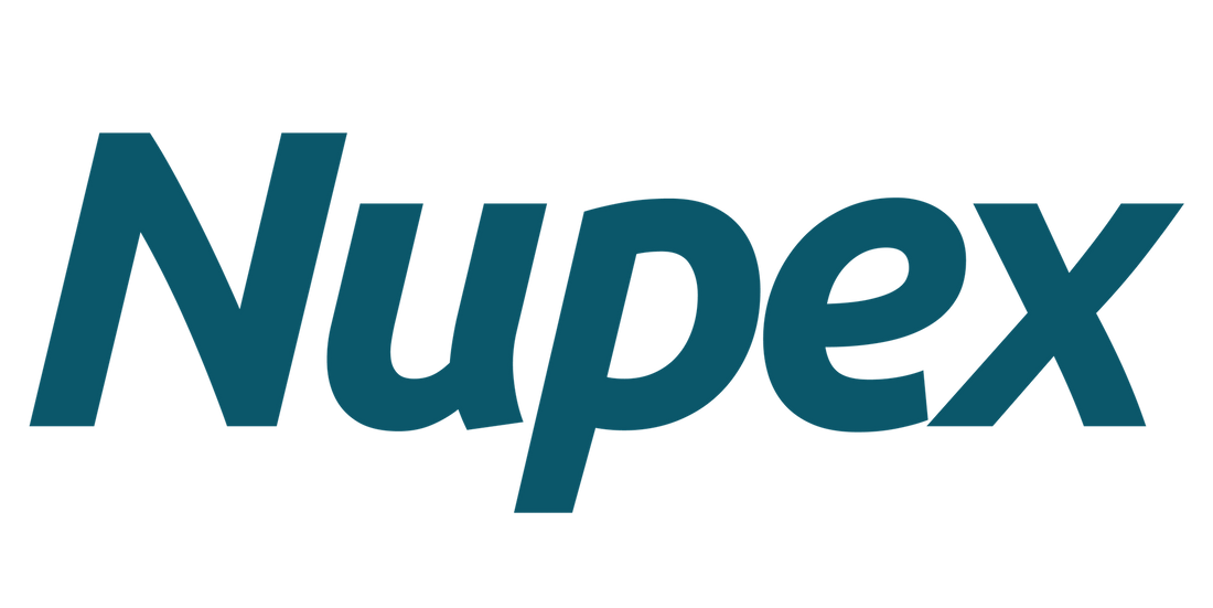 Logo of Nupex highlighting peptide research advancements 2025 in scientific innovations