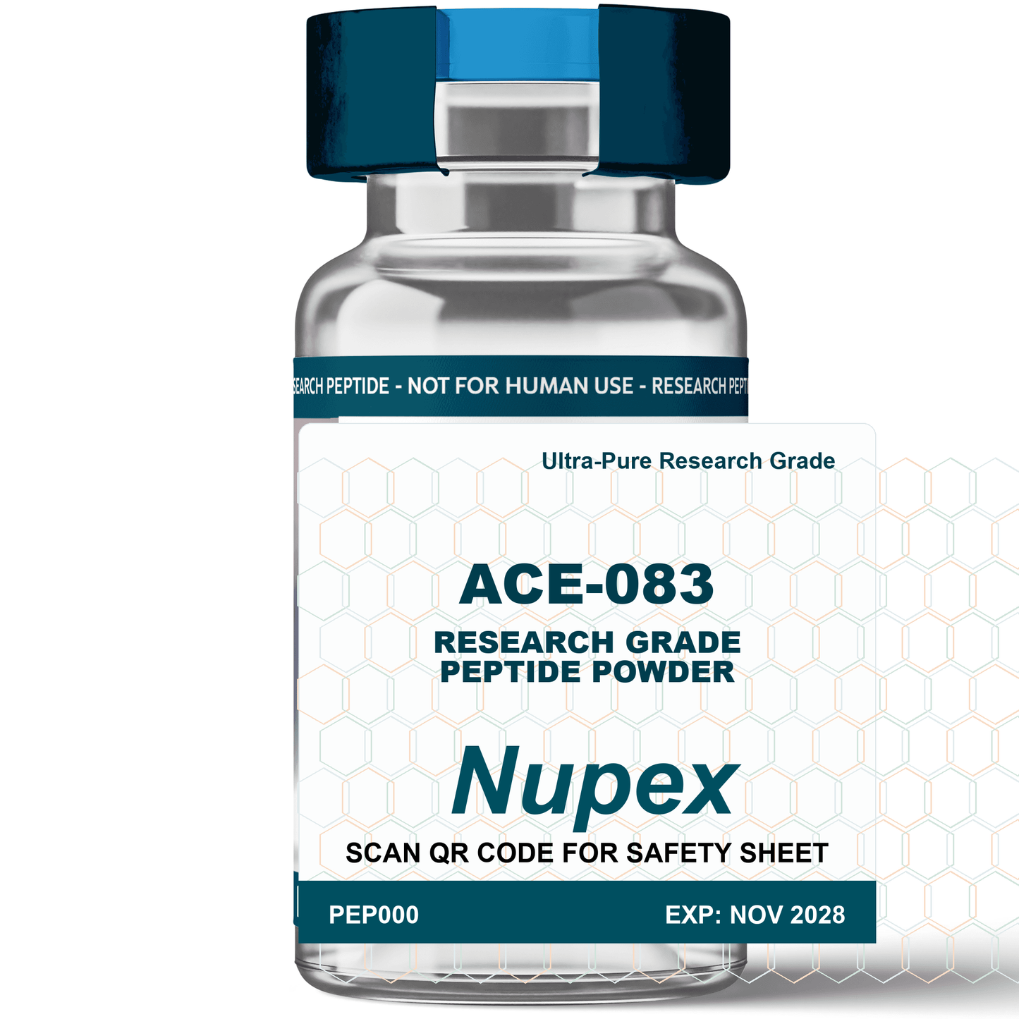 Nupex ACE-083 - RESEARCH GRADE PEPTIDE vial for laboratory research use only