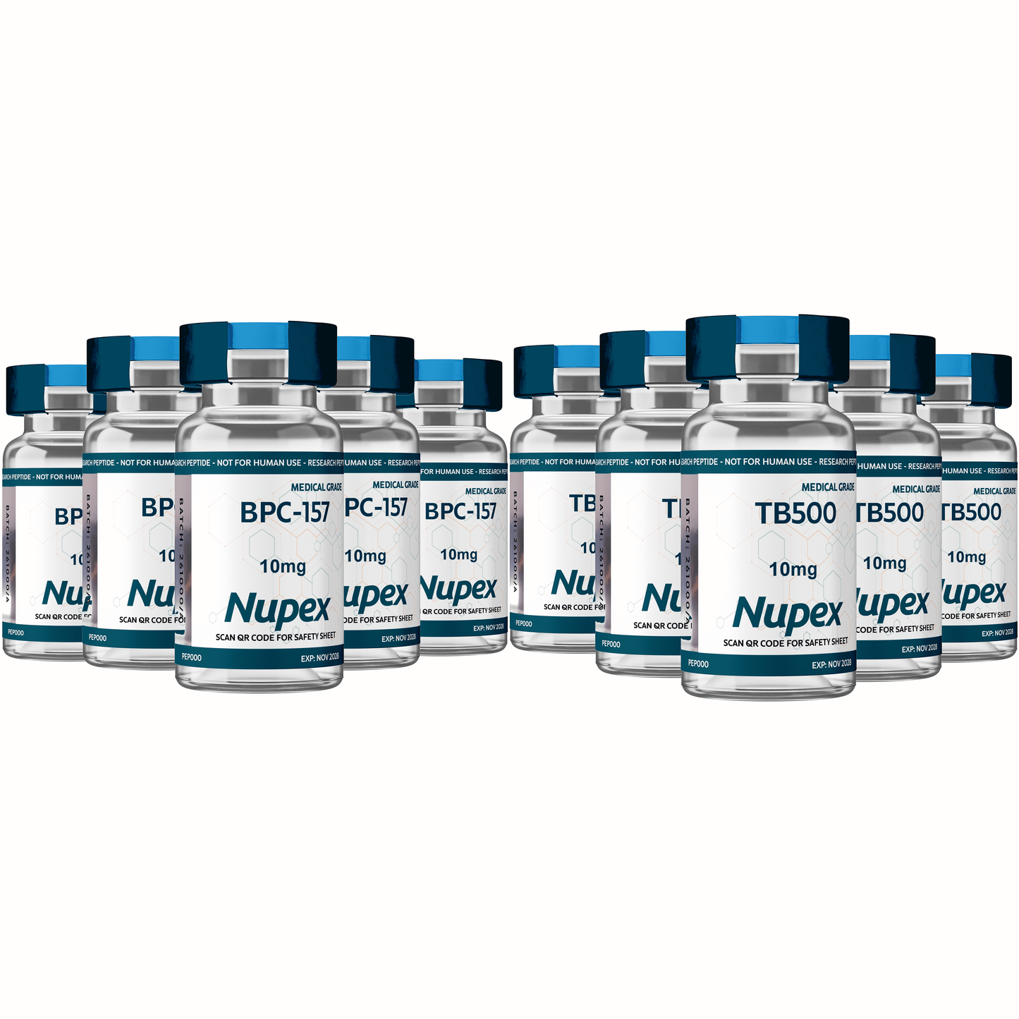5X Bpc & 5X Tb500 Ultimate Peptide Bundle