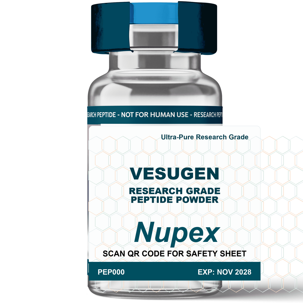 Nupex VESUGEN - RESEARCH GRADE PEPTIDE vial for laboratory research use only