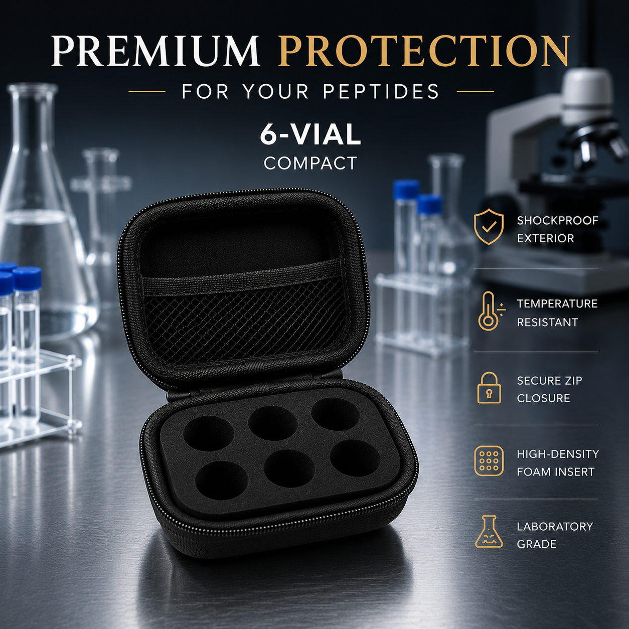 6 Vial Storage Case