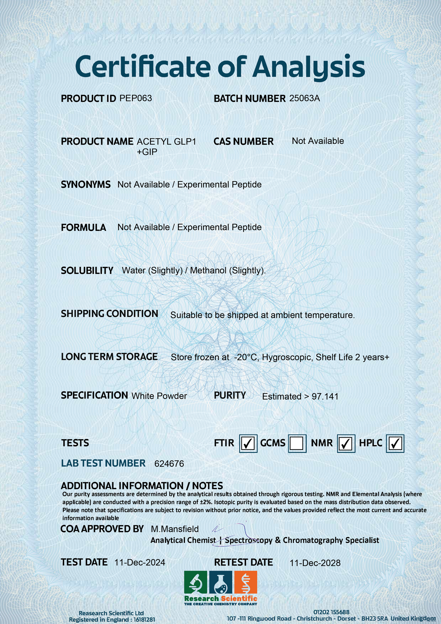 Acetyl GLP-1 + GIP