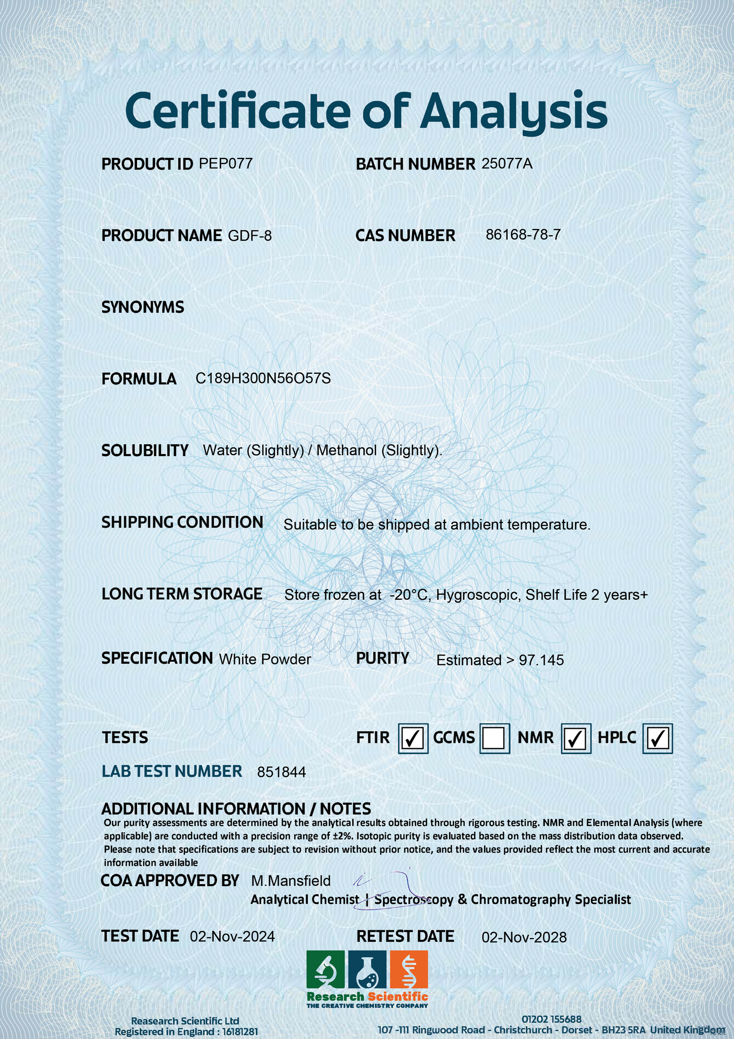 GDF-8 (Myostatin)