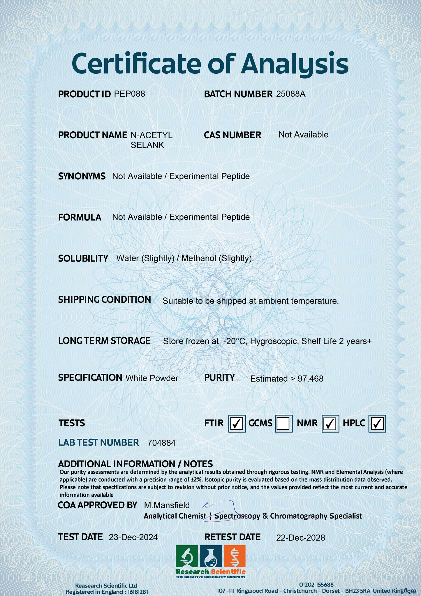 N-Acetyl Selank