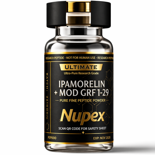 ULTIMATE IPAMORELIN + CJC-1295 WITHOUT DAC (MOD GRF 1–29) – ULTRA RESEARCH PEPTIDE
