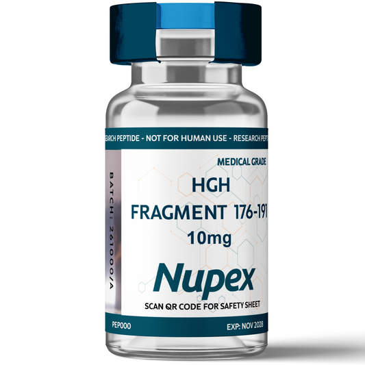 Nupex HGH Fragment 176-191 10mg vial for purchase, ideal for those looking to buy HGH Fragment UK