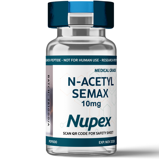 N-Acetyl Semax 10mg vial by Research Scientific for cognitive enhancement, buy N-Acetyl Semax UK