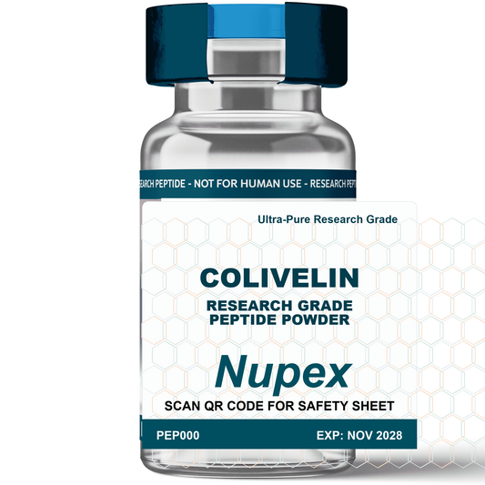 Nupex COLIVELIN - RESEARCH GRADE PEPTIDE vial for laboratory research use only