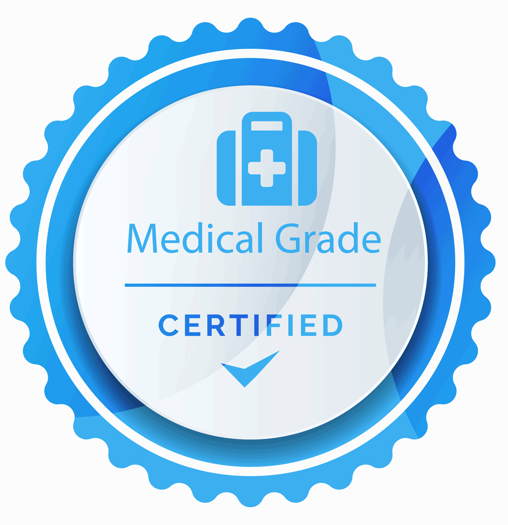 Medical Grade Certified Seal for Ipamorelin CJC-1295 blend by Research Scientific