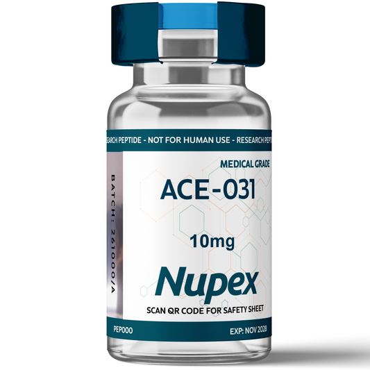 Nupex ACE-031 Medical Grade Peptide 10mg in Vial for Research Purposes