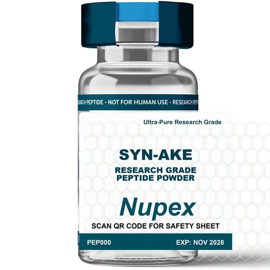 Nupex SYN-AKE - RESEARCH GRADE PEPTIDE vial for laboratory research use only